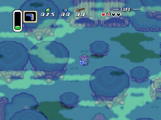 The Lost Woods have a nice fog/shadow effect