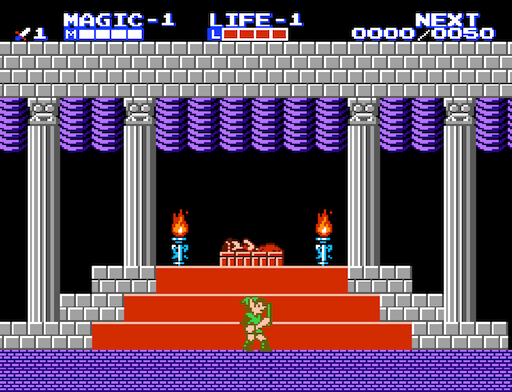 Zelda II’s opening scene