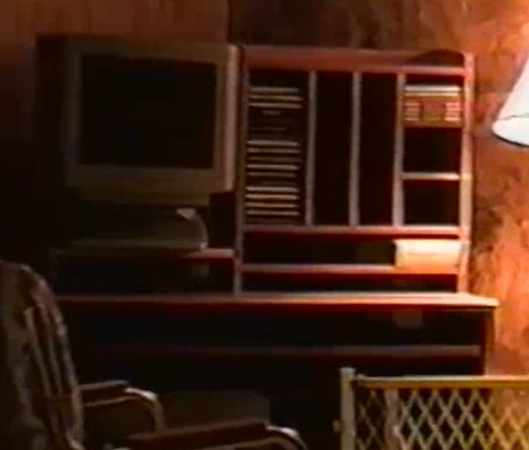 A 90’s computer desk